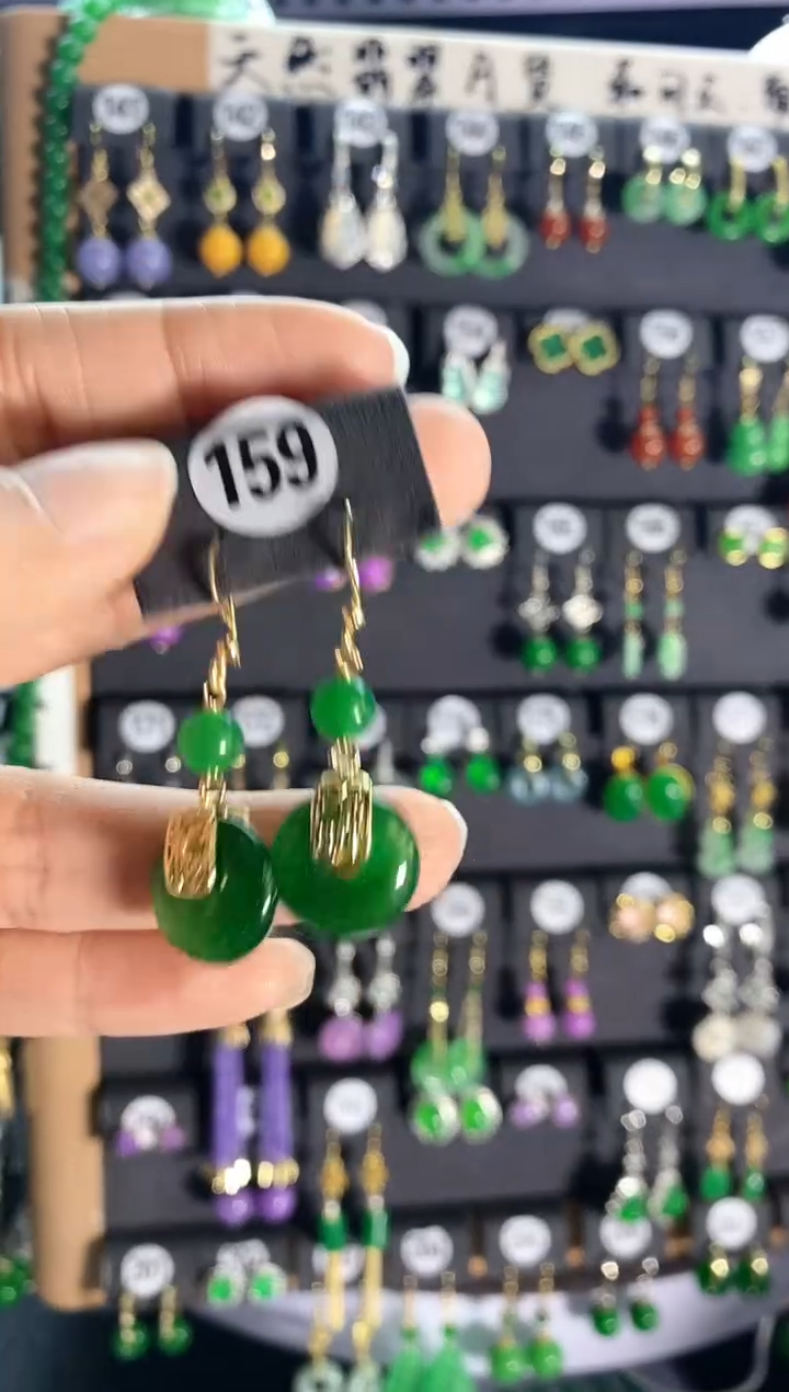 翡翠银S925镶嵌颈饰159...