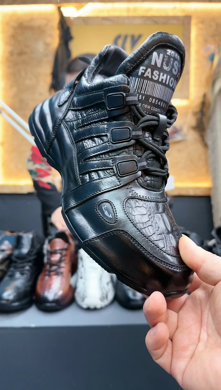 磨砂皮（牛皮）41码黑色918