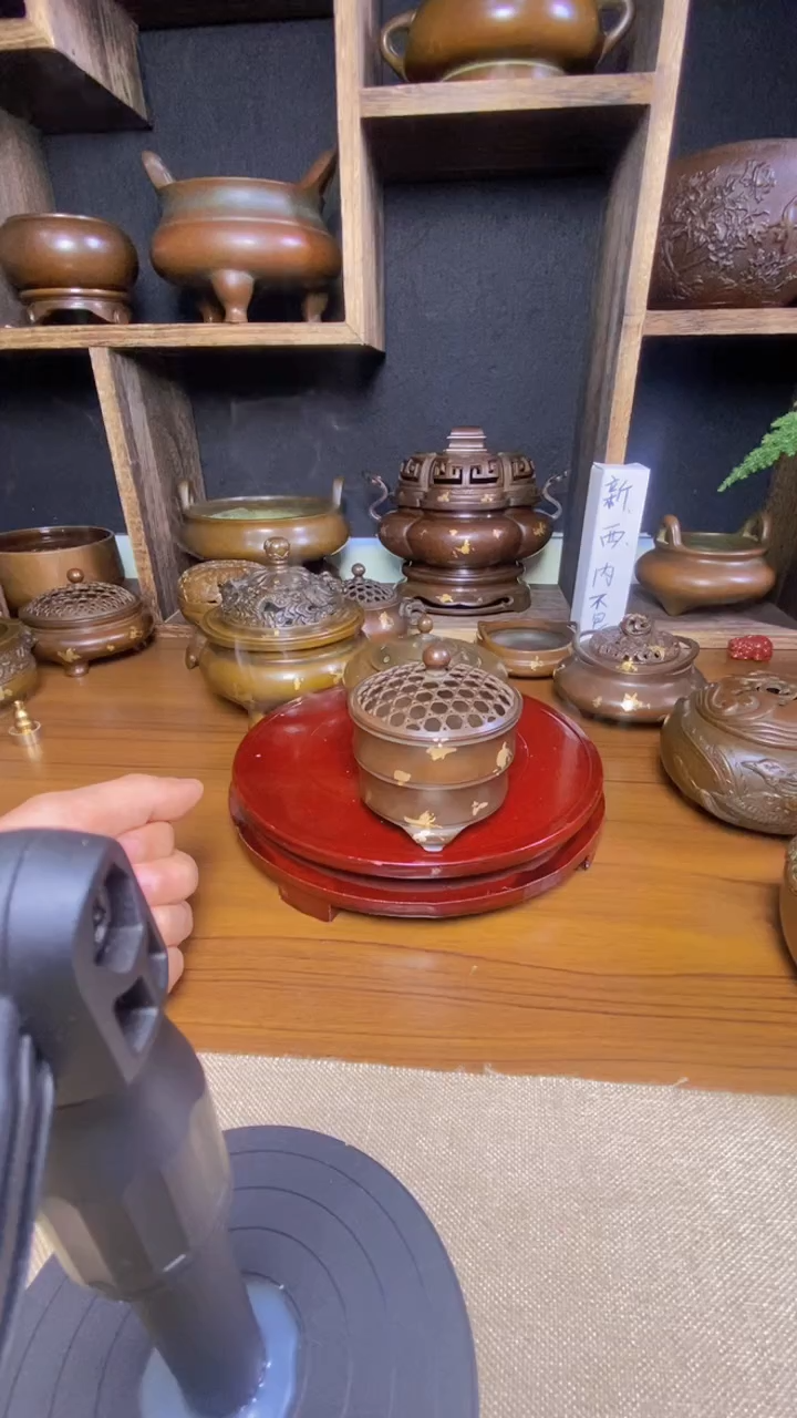 【闪购商品】苏工 普工精品铜 摆件熏香炉/摆件