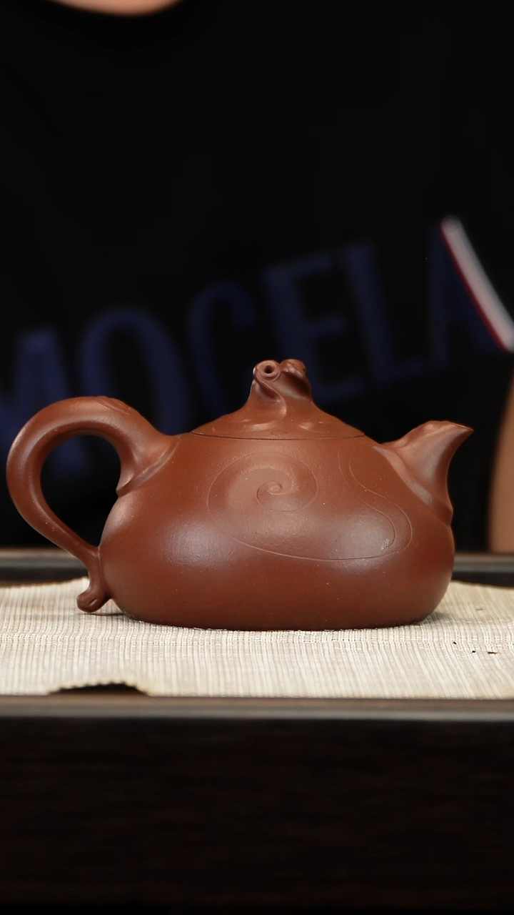 茶壶紫砂雨云根料惊涛怒