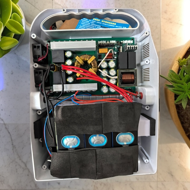 非晶880全新升级24V塑胶ABS防漏电锂电池一体机整套大功率逆变