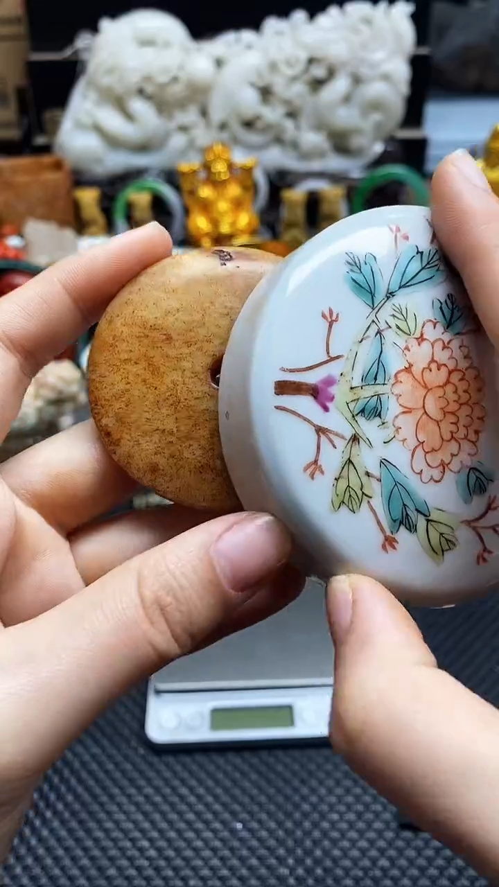 【闪购商品】瓷片瓷片瓷器 摆件1个