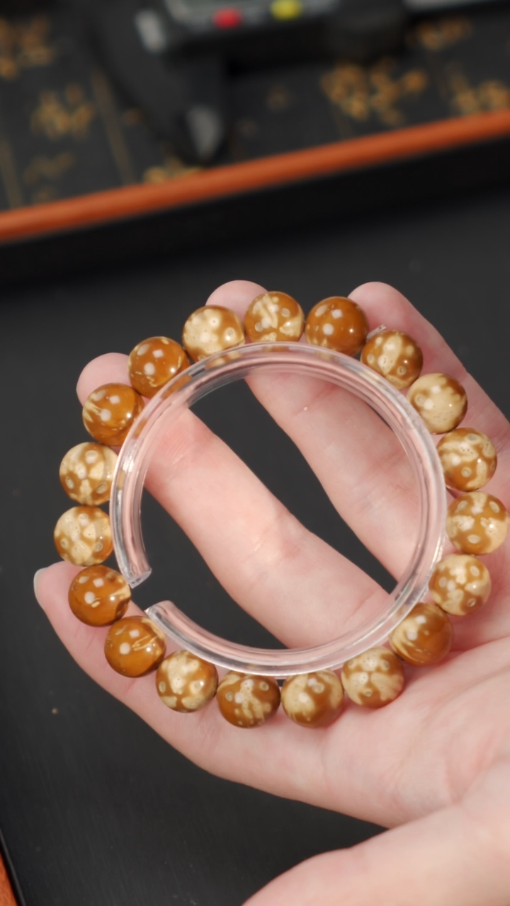 【闪购商品】紫金鼠手串紫金鼠熊猫光珠