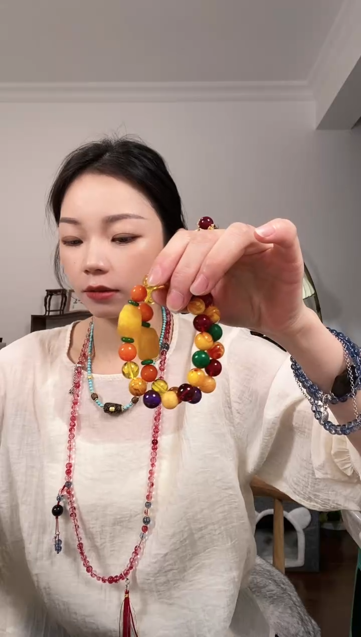 【闪购商品】琥珀颈饰未镶嵌A287AAAAA