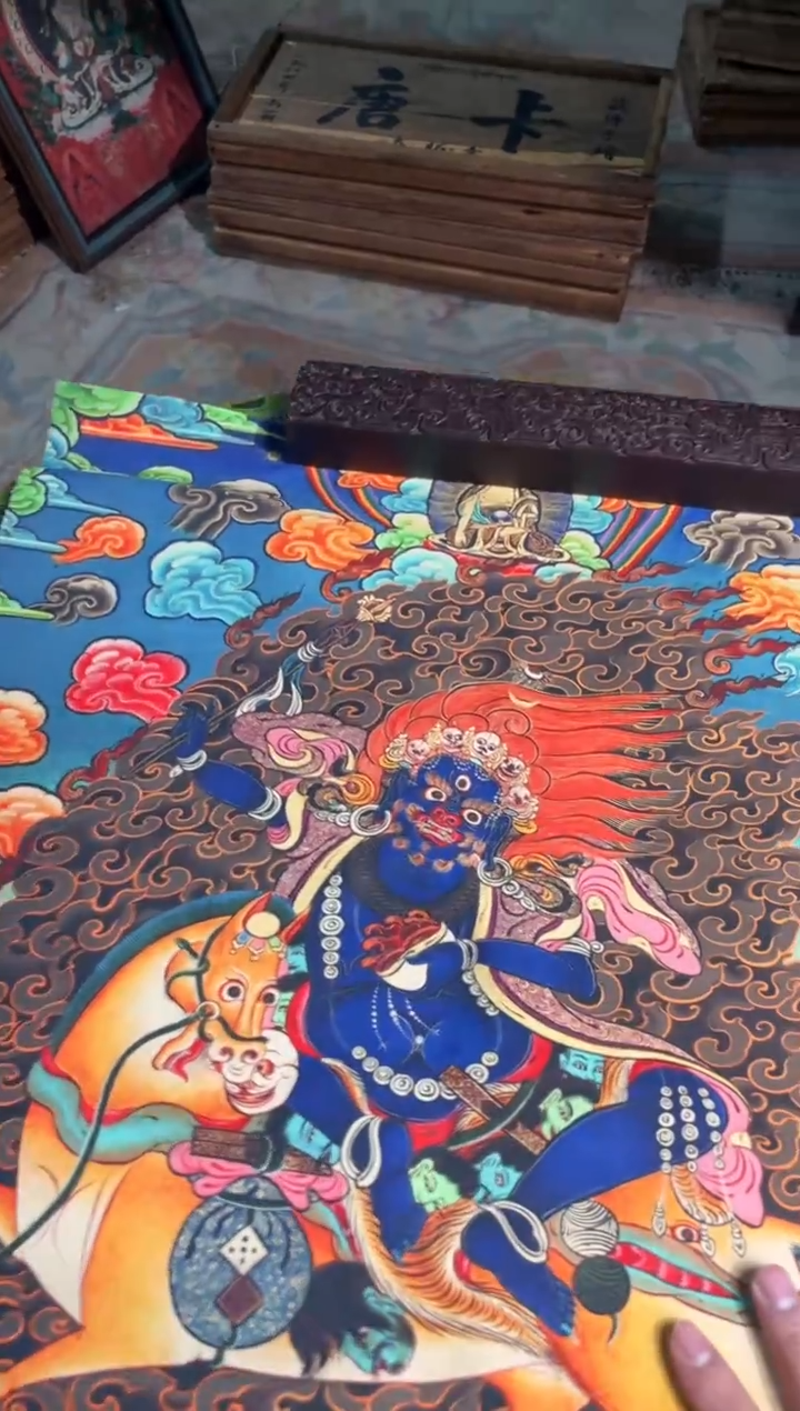 卷轴画东东唐卡tk16