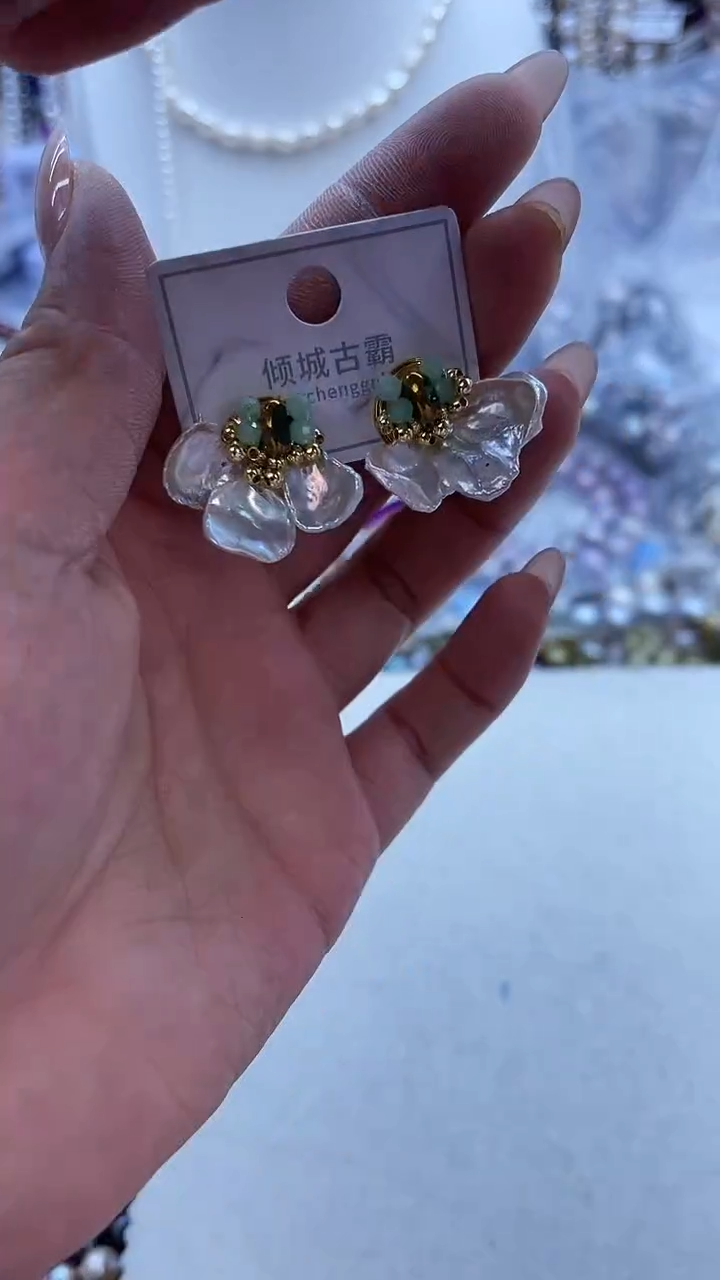 【闪购商品】淡水珍珠耳饰未镶嵌312