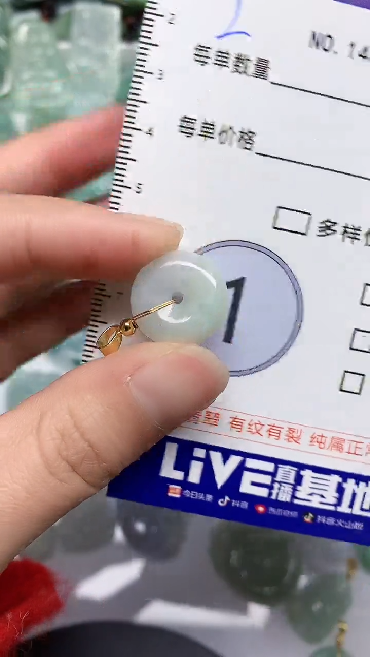 【闪购商品】翡翠颈饰未镶嵌臻露珠宝2