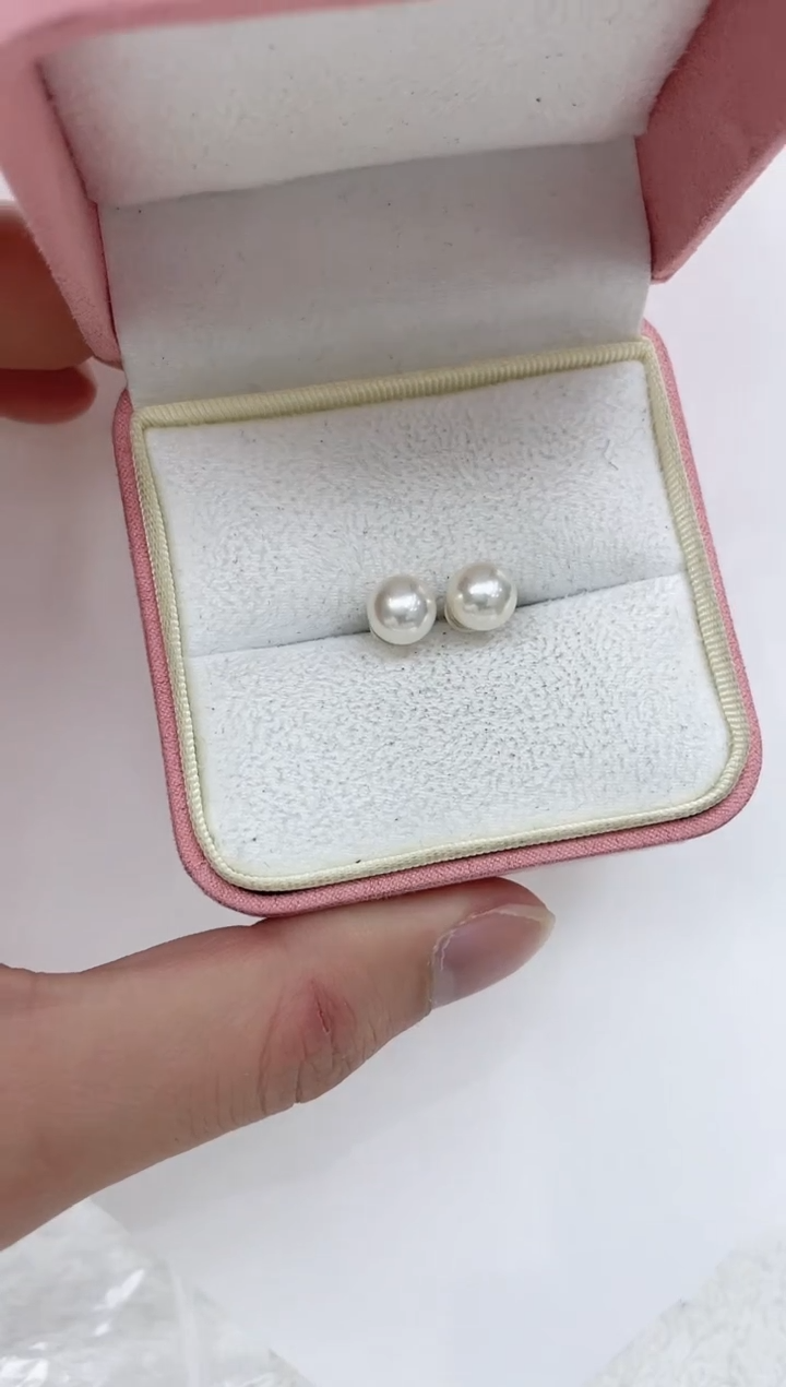 【闪购商品】海水珍珠耳饰18K金镶嵌海水珍珠耳饰