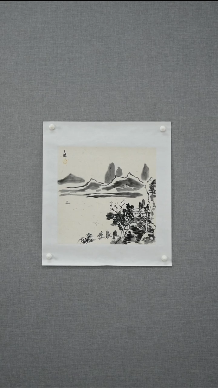 【闪购商品】绘画牛玉环-山水-一平尺-02