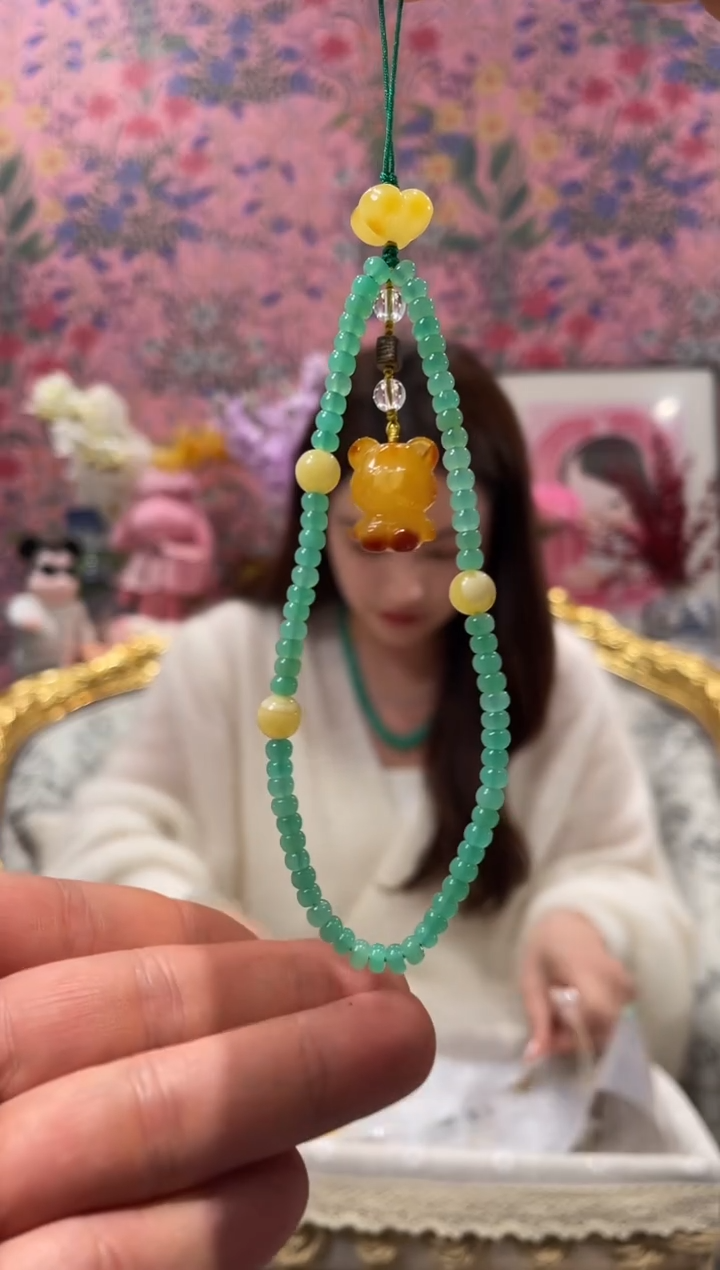 【闪购商品】玛瑙/玉髓手机链未镶嵌澳玉手机链