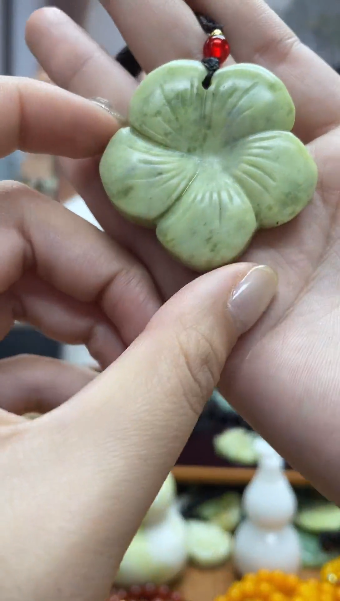 未镶嵌岫玉吊坠·