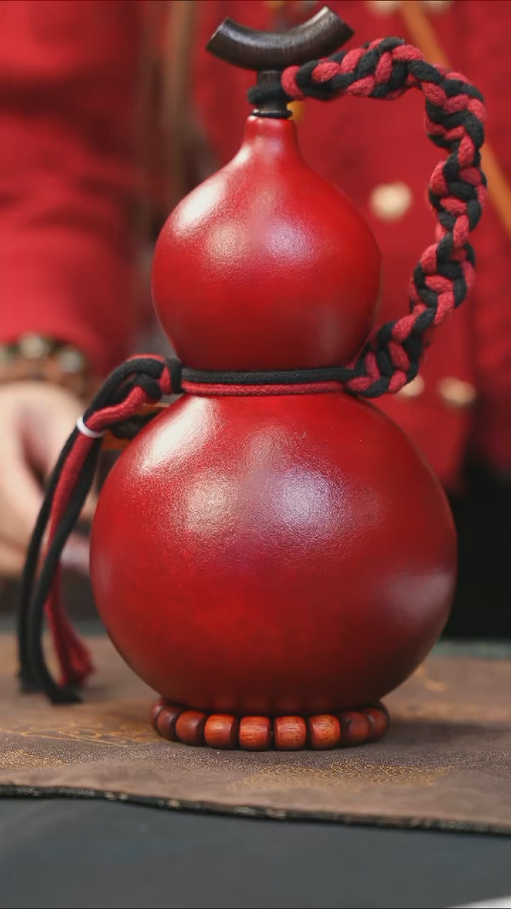 【闪购商品】WJ115大漆酒葫芦不包手串及旋转底座