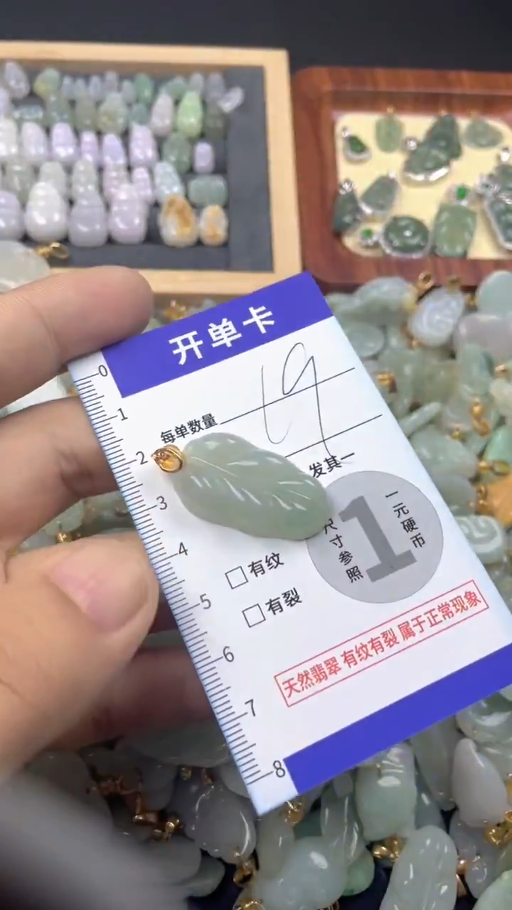 颈饰未镶嵌翡翠天然A货翡翠