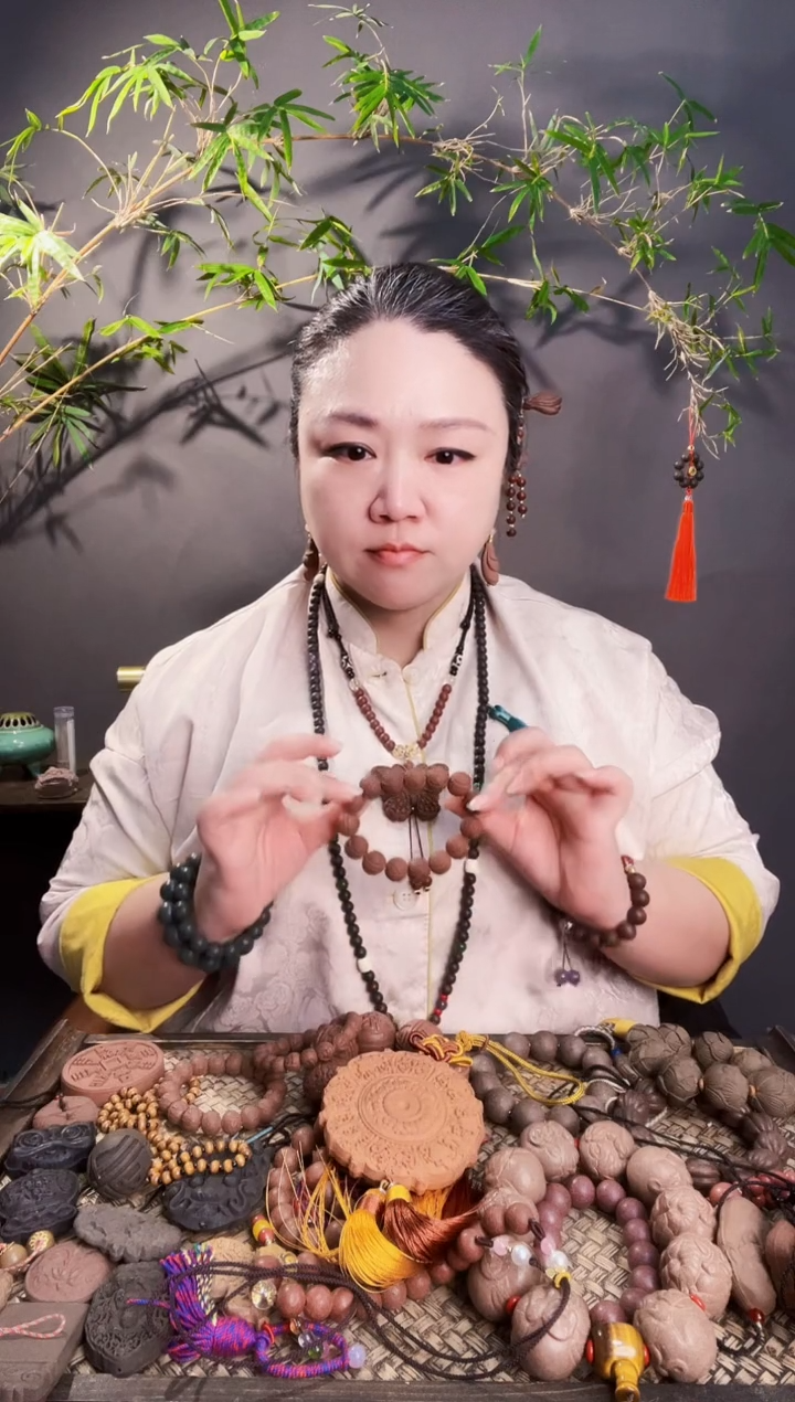 泥塑温络香方手串1.3