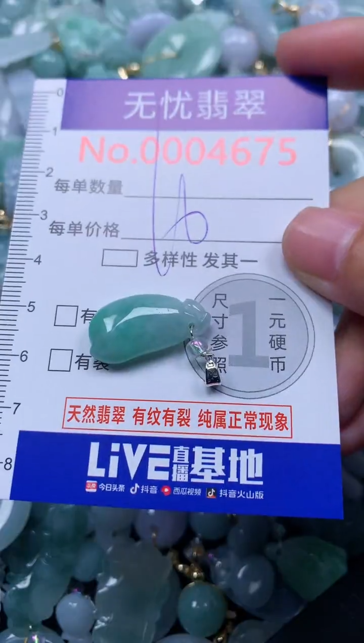 颈饰未镶嵌翡翠4675