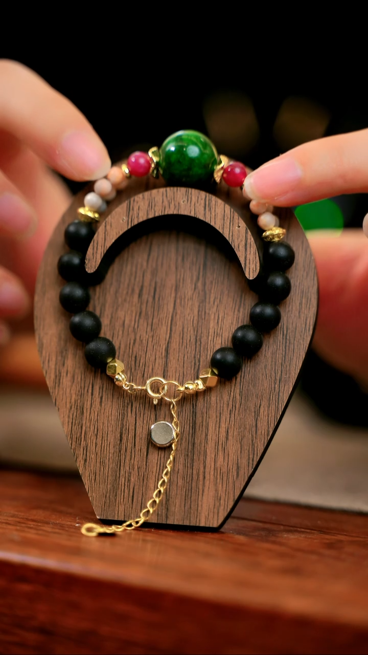 泥塑重工孤品合香珠手串