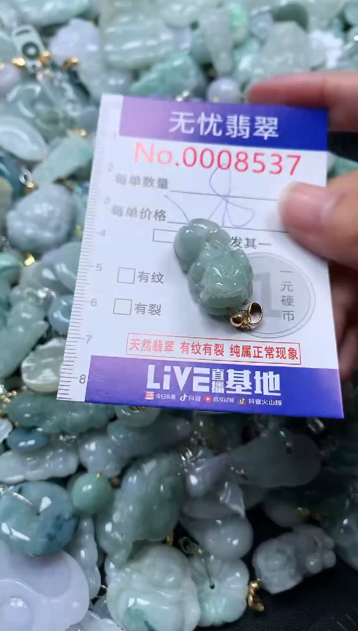 颈饰未镶嵌翡翠8537