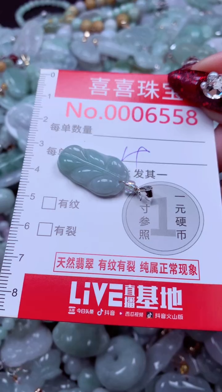 颈饰未镶嵌翡翠6558