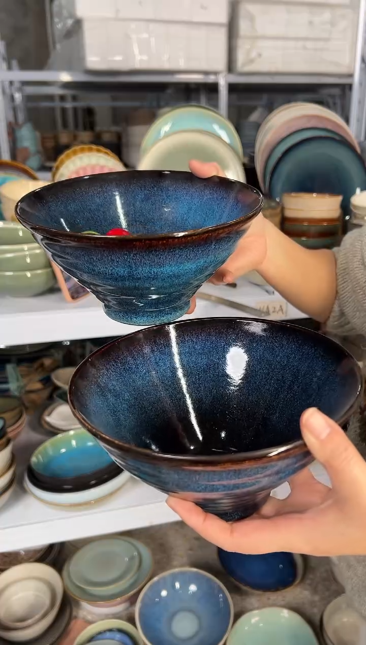 陶瓷外贸尾货瑕疵满20包邮重瑕特价孤品清仓X2面碗