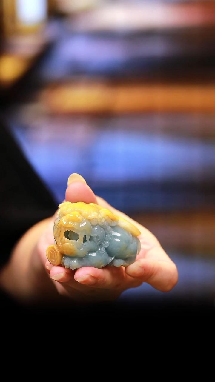 未镶嵌摆件翡翠福***福貔貅