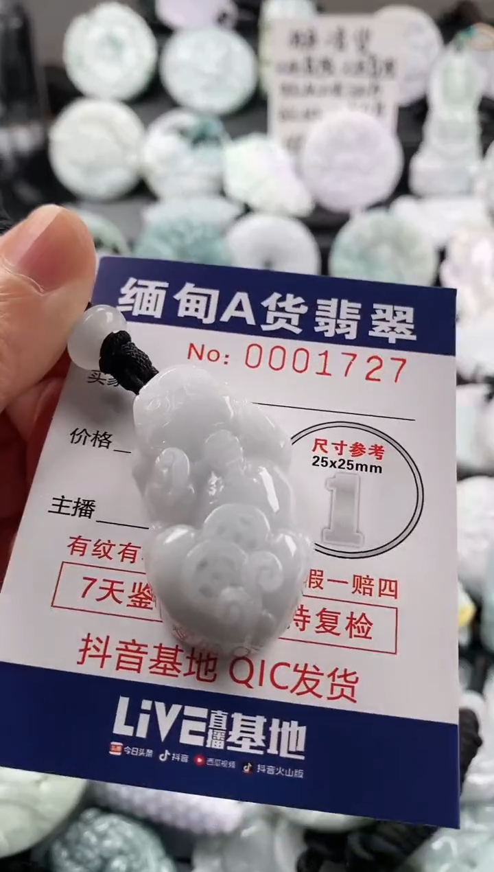 【闪购商品】翡翠吊坠(不含链)未镶嵌1