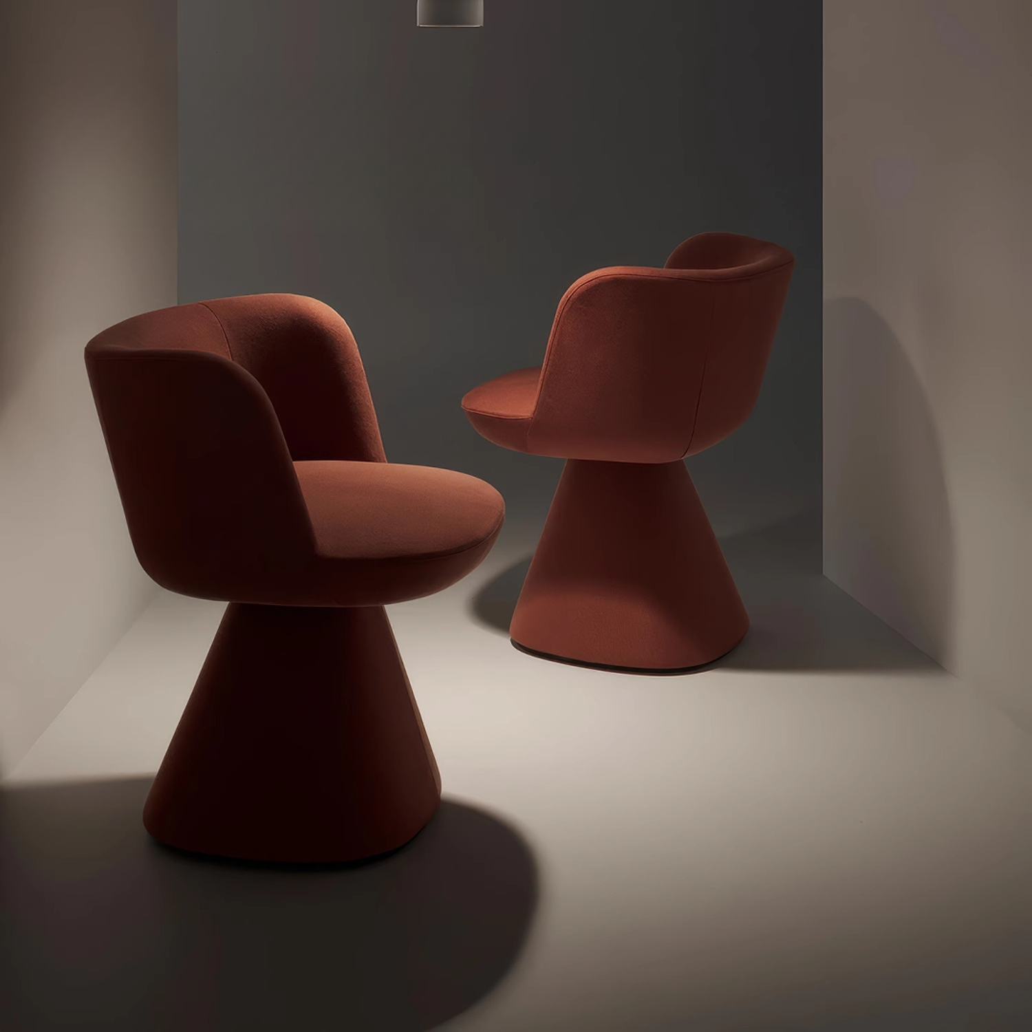 川与家设计师餐椅卧室梳妆椅凳子化妆凳书房椅旋转椅2025新款椅子