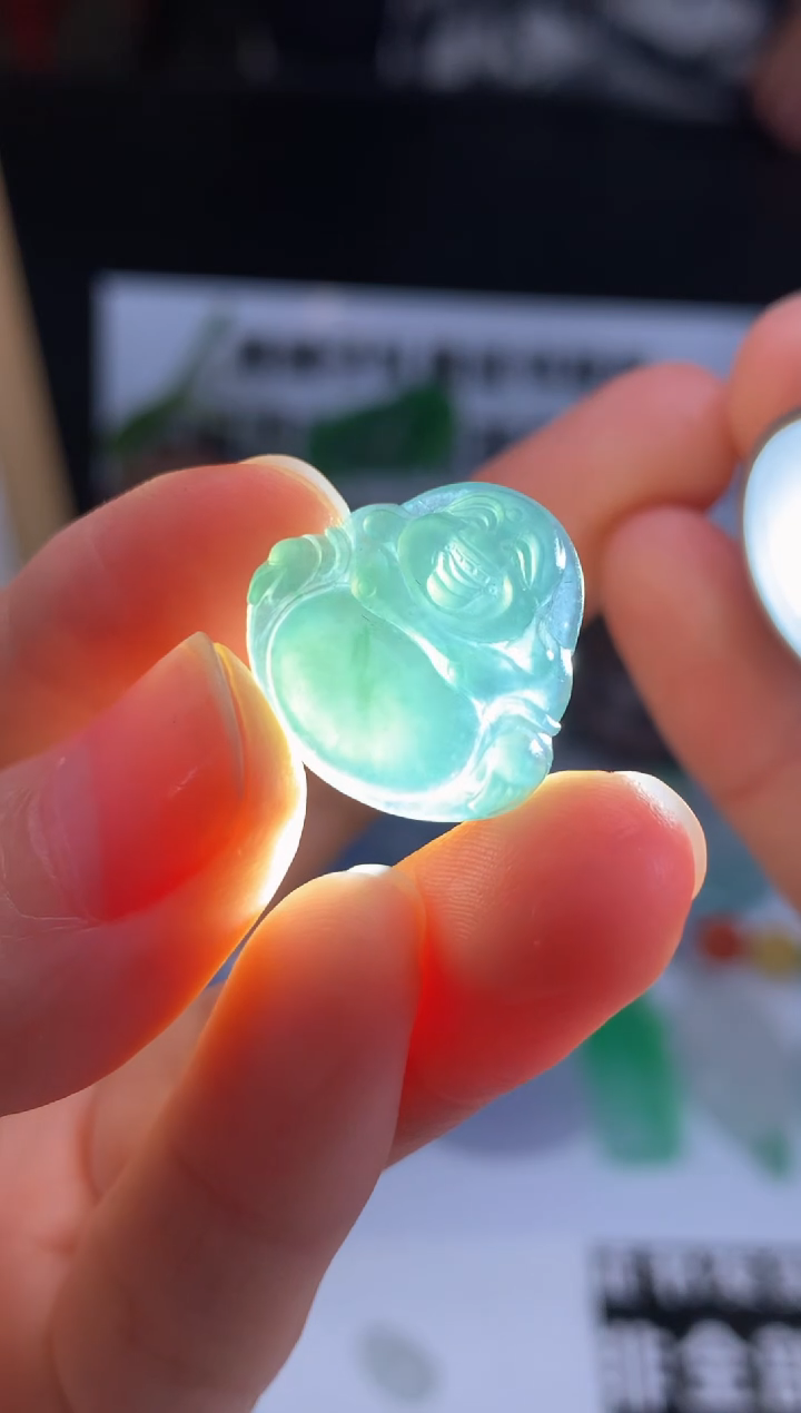 【闪购商品】定制翡翠未镶嵌吊坠-90222