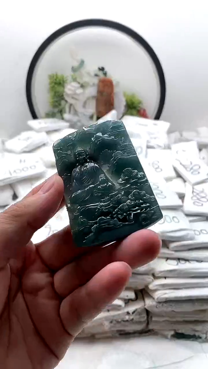 颈饰未镶嵌翡翠阿弥陀佛