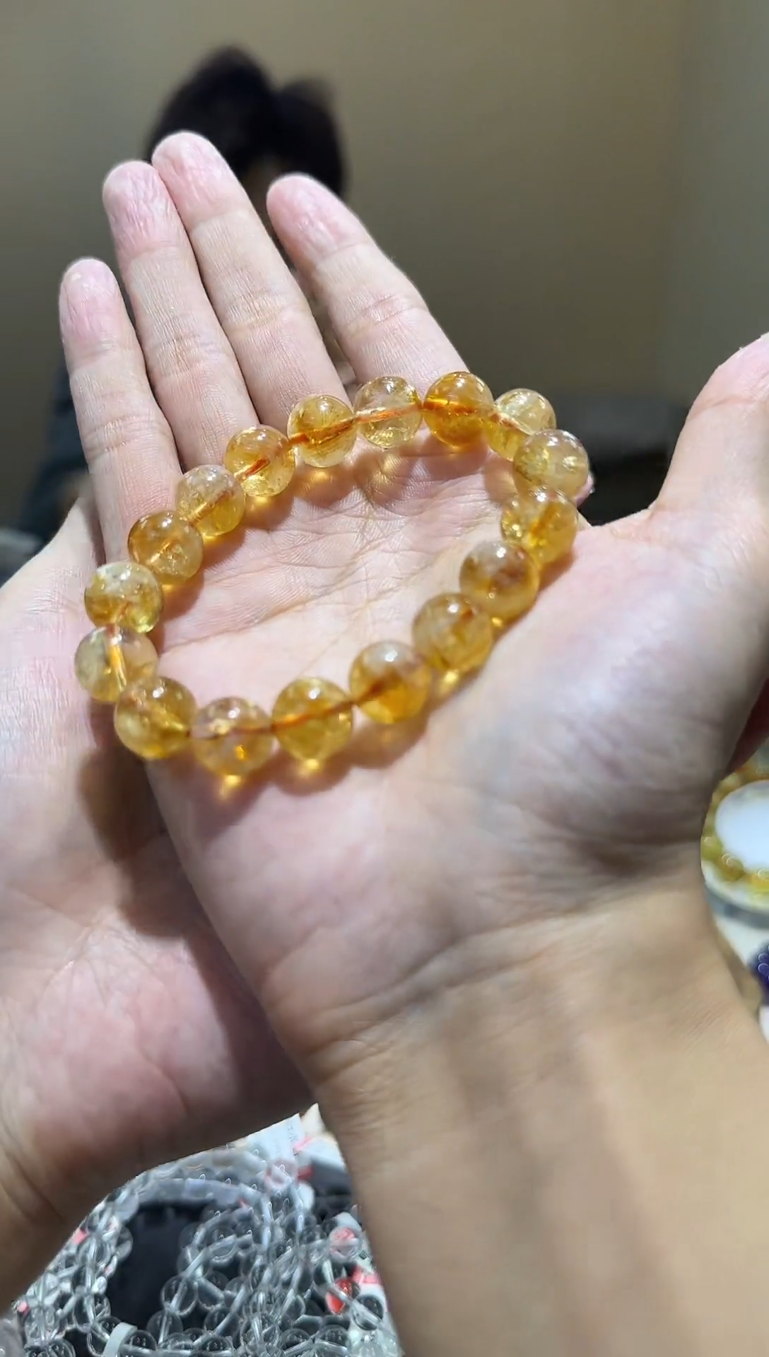 【闪购商品】水晶手链未镶嵌暴力黄塔晶11