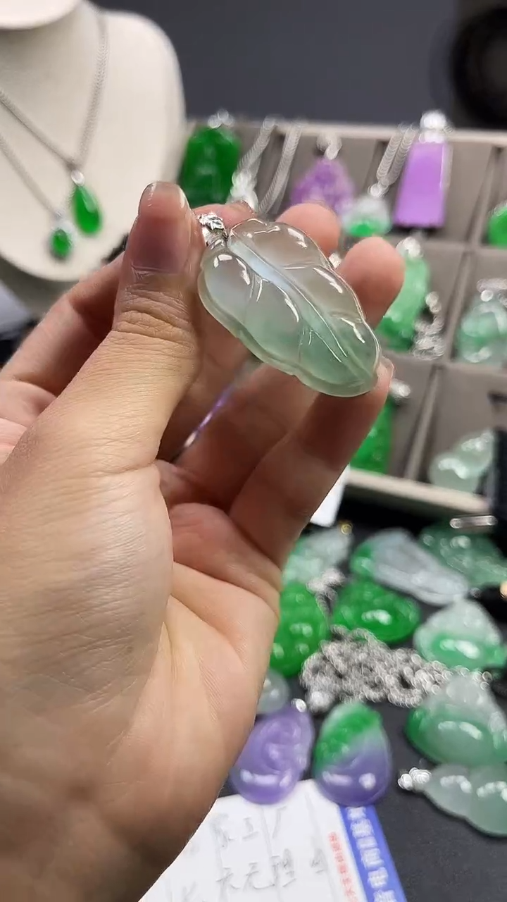 颈饰未镶嵌翡翠  所见即所得 一图一物