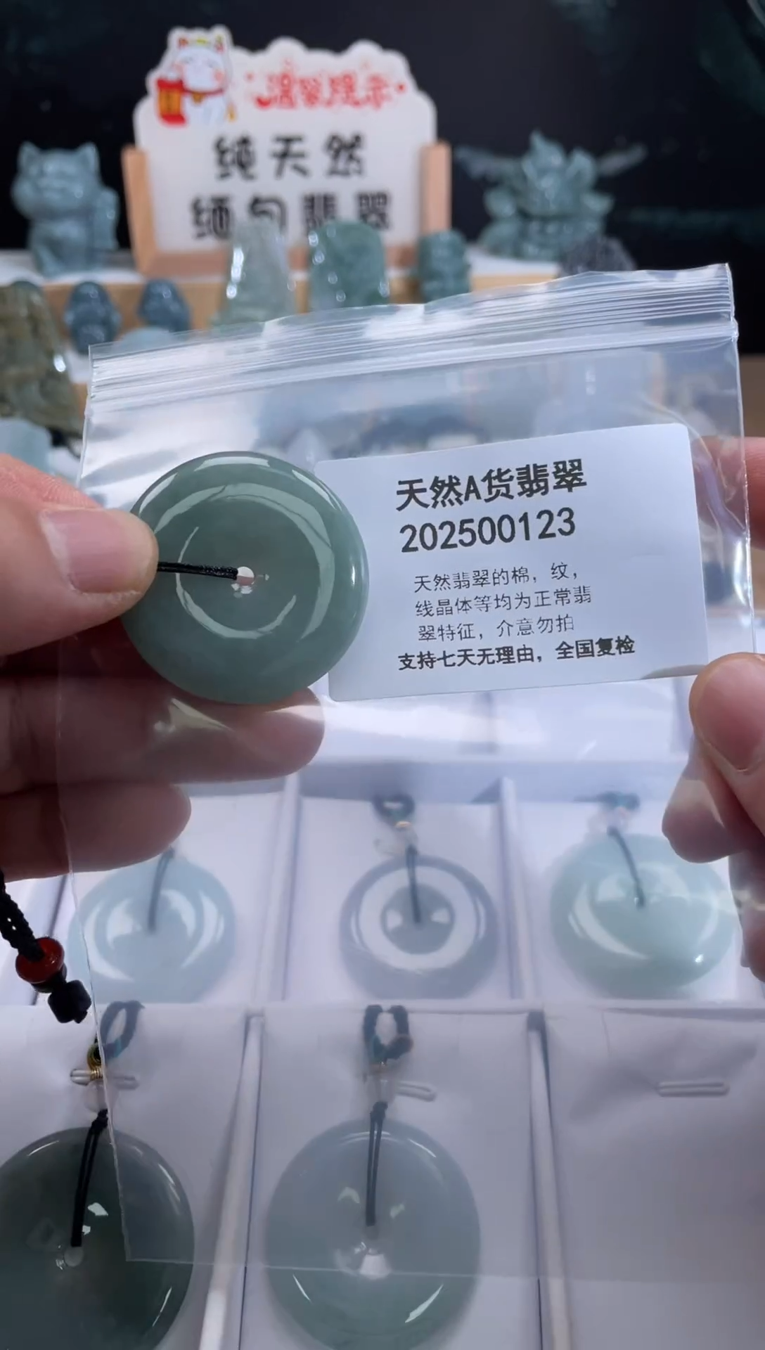 颈饰未镶嵌翡翠人**梦翠峰翡翠202512240035