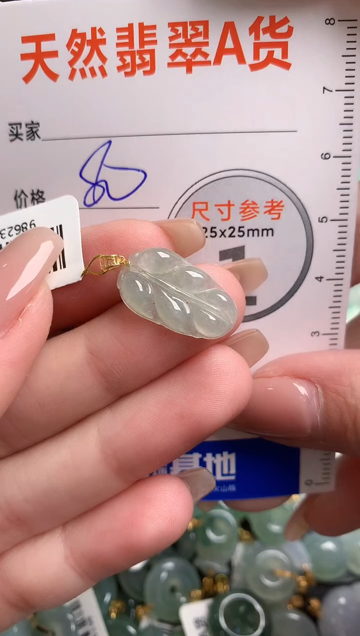 【闪购商品】翡翠颈饰18K金镶嵌13005935