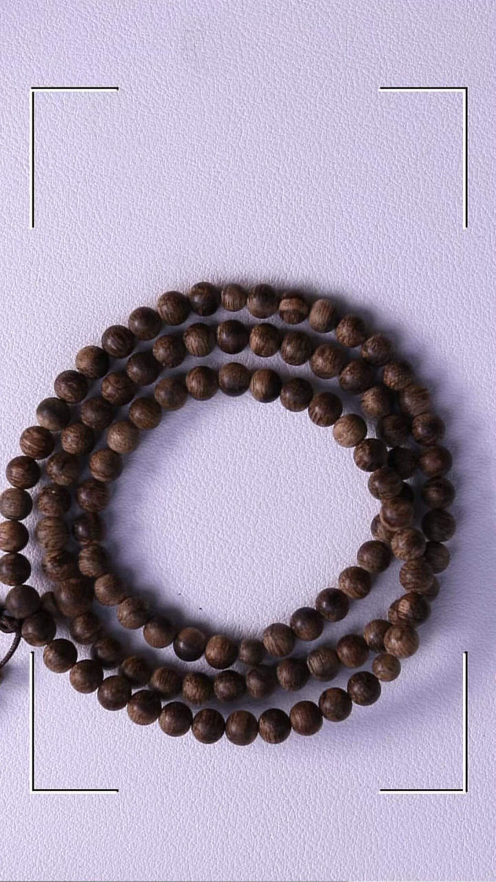 手串沉香马尼捞多圈标准珠0.6  9.3克