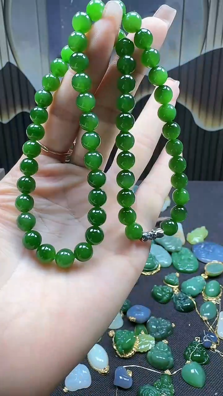 和田玉未镶嵌挂件8