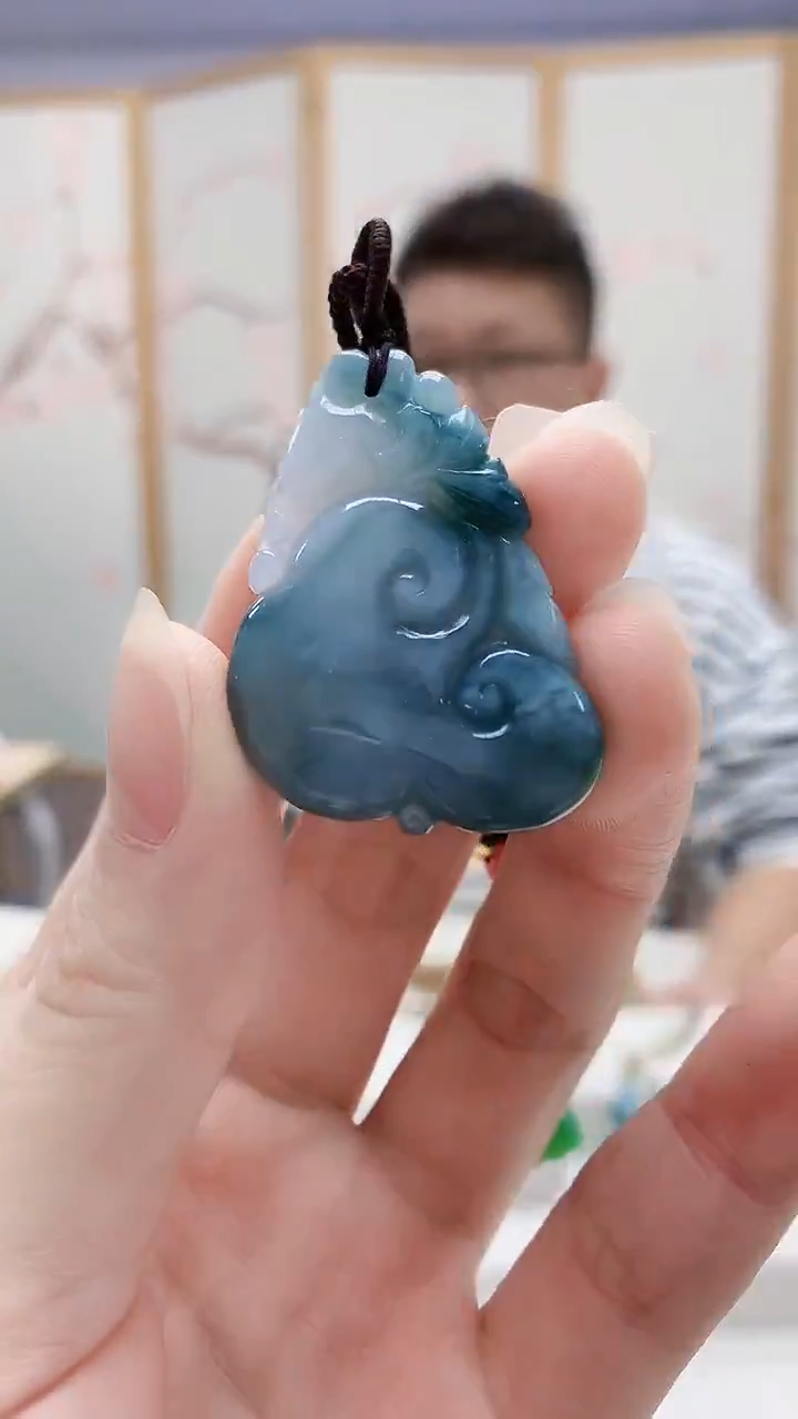 未镶嵌定制翡翠5175ry-毛货挂件157