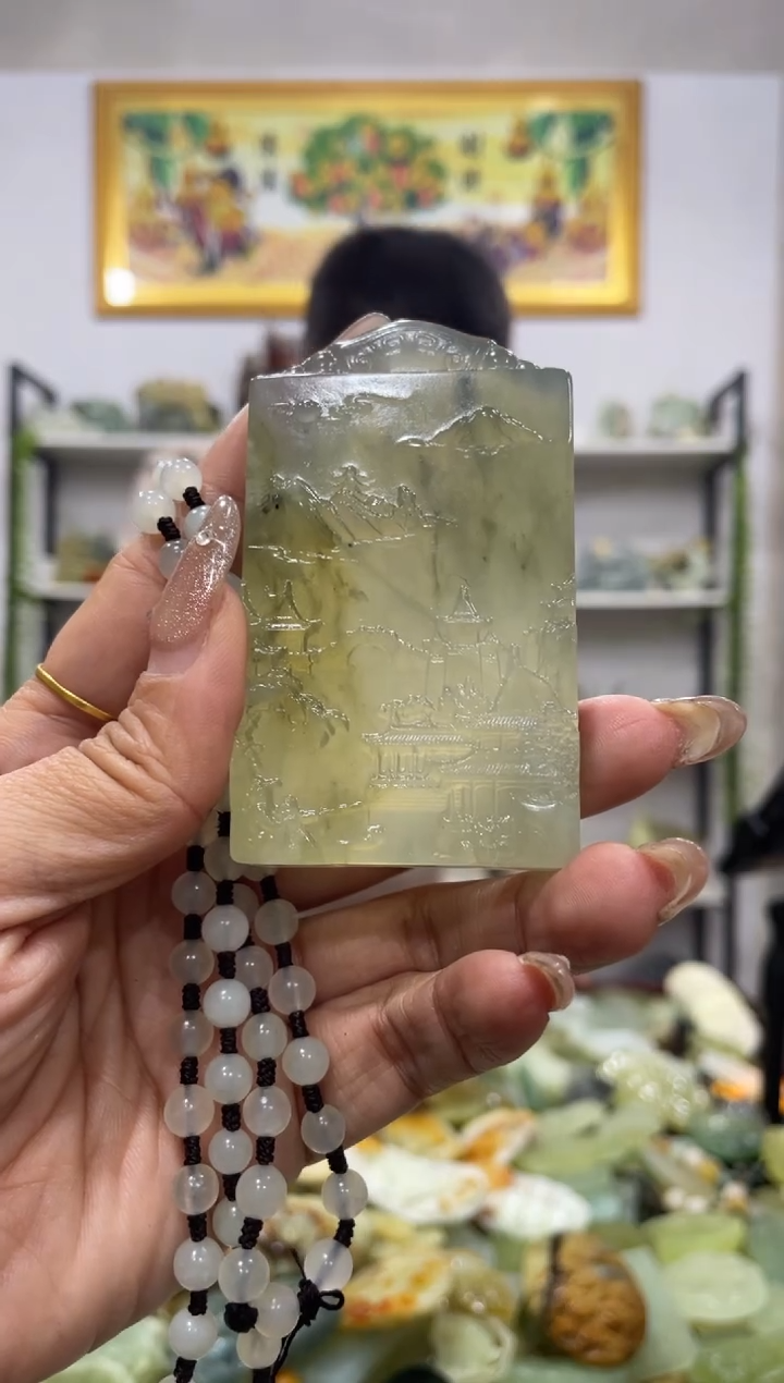 【闪购商品】岫玉吊坠未镶嵌             