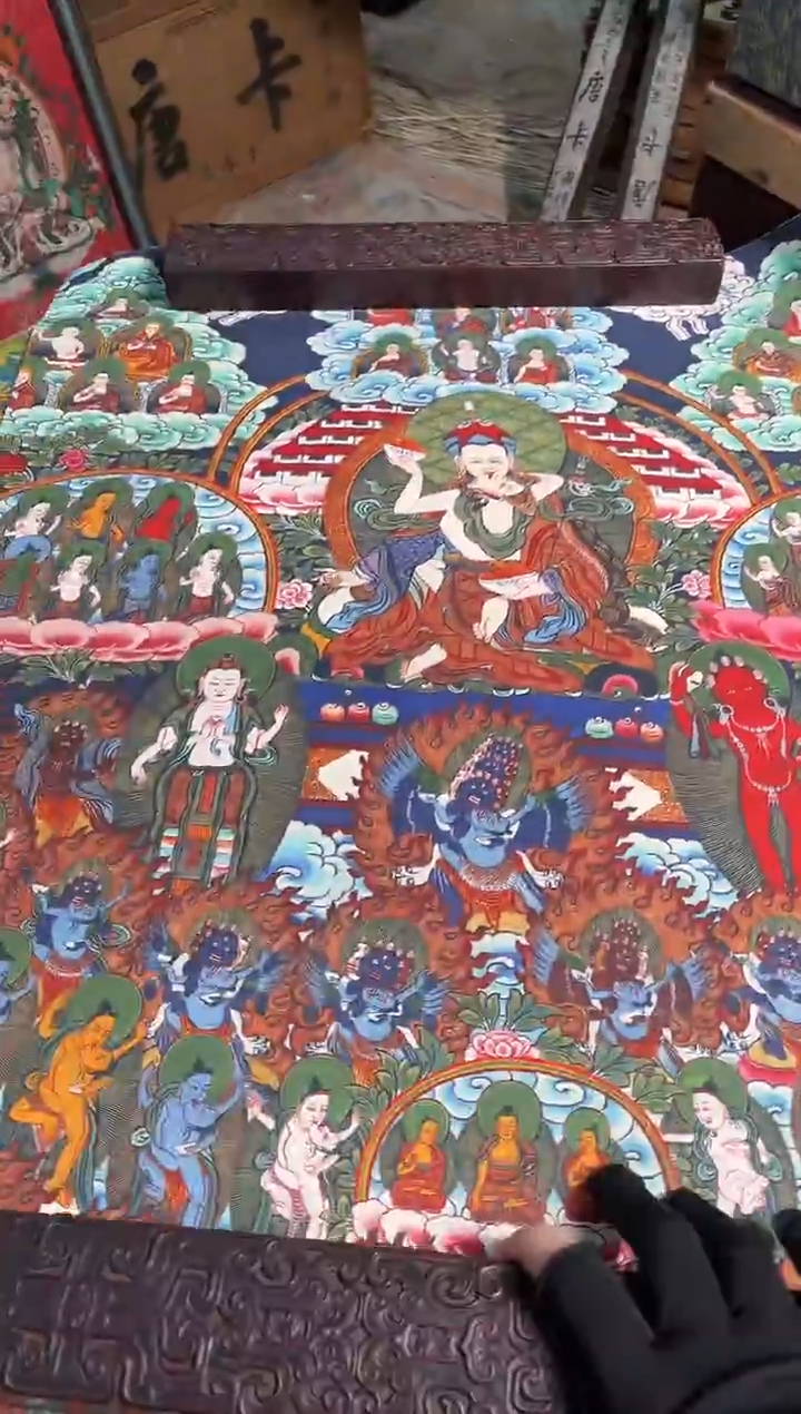 卷轴画路路的唐卡tk160