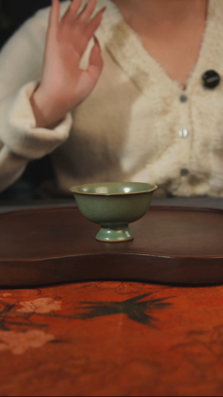 杯子瓷N*汝州原产地原矿仿古老釉q