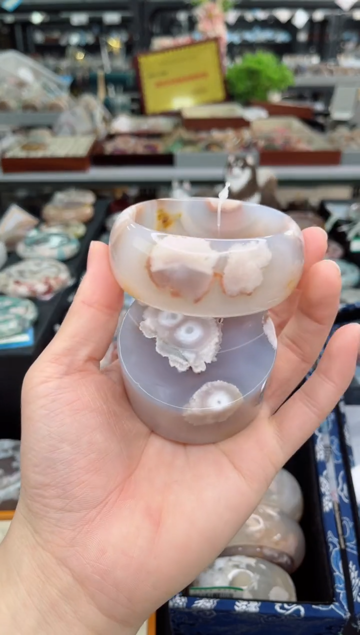 【闪购商品】石英质玉手镯未镶嵌60圈口（赠品镯心）3650416