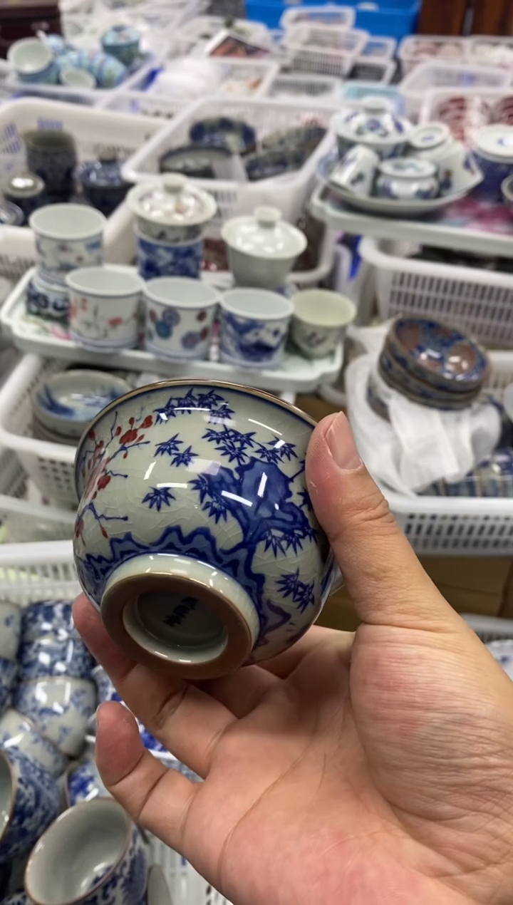 摆件陶景德陶瓷茶具容量约100