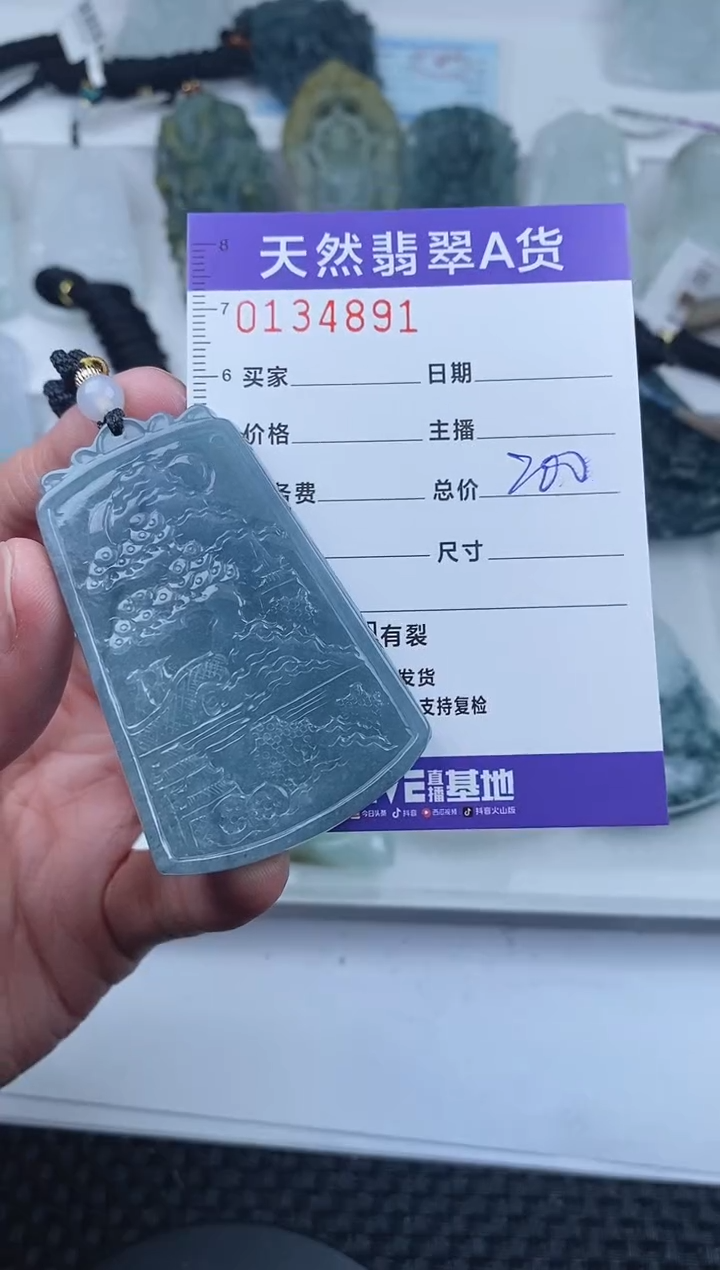 【闪购商品】翡翠颈饰未镶嵌       891