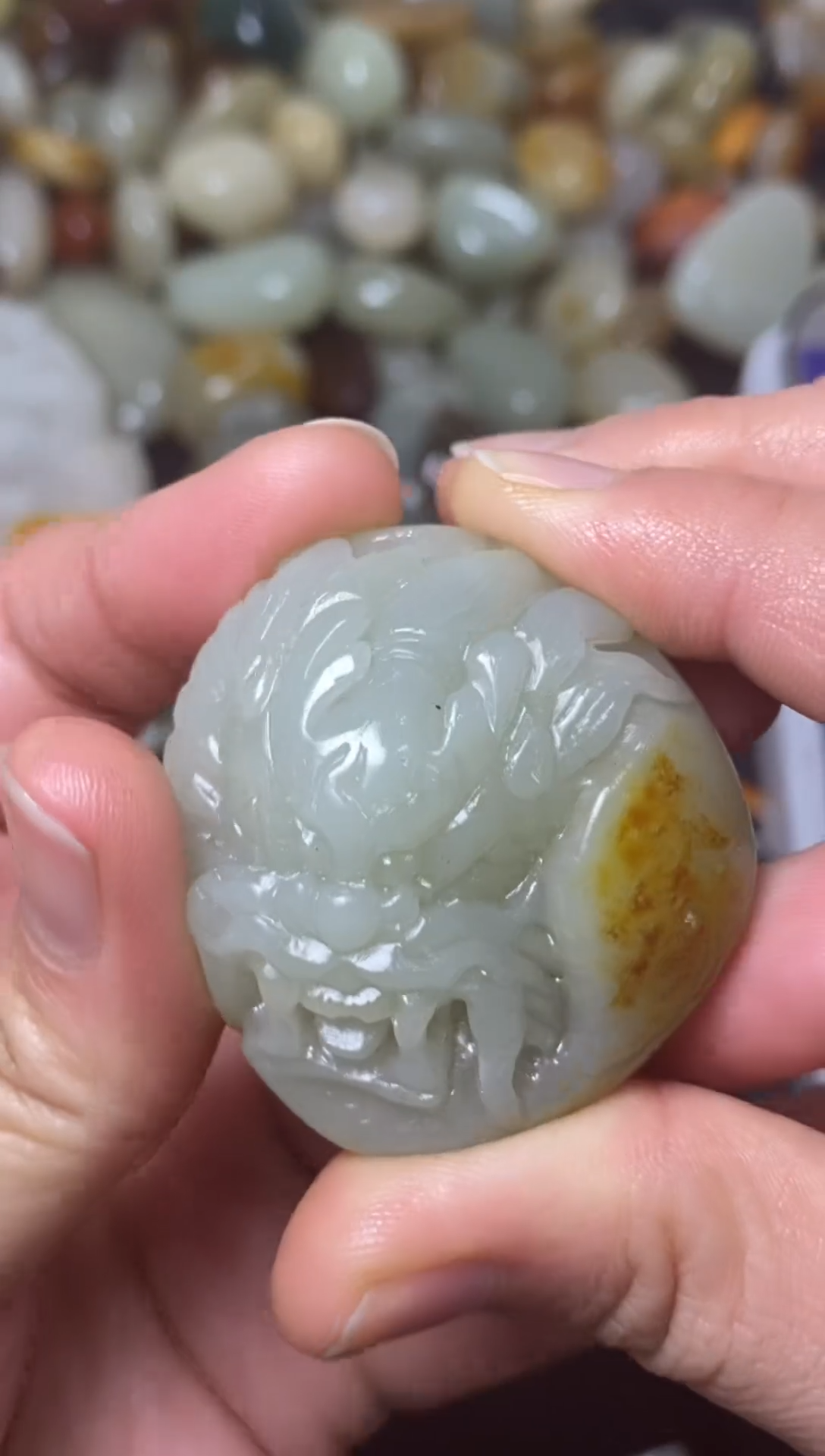 未镶嵌和田玉包链和田玉