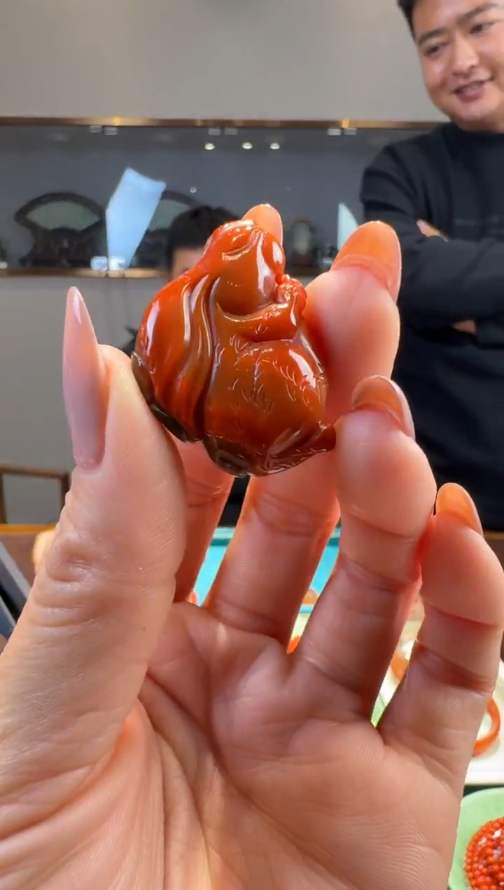 颈饰未镶嵌南红玛瑙40小刘12.25多样性拍一发一