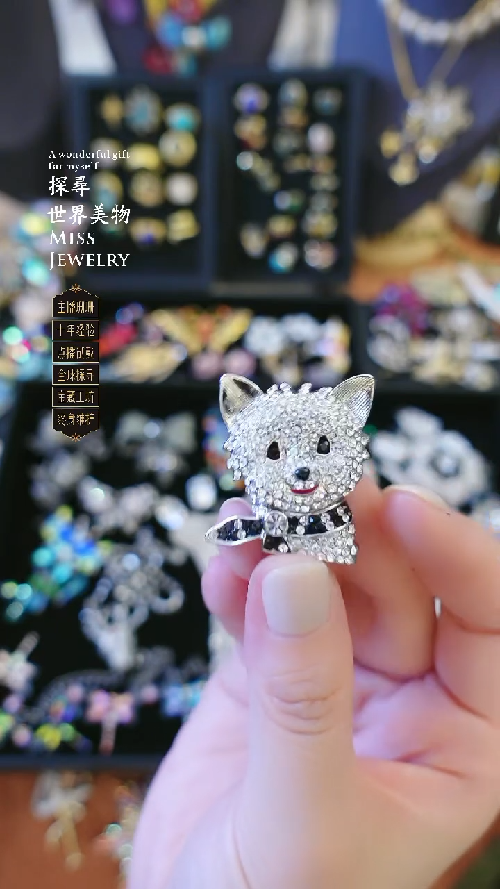 大小姐直播间B&W胸针