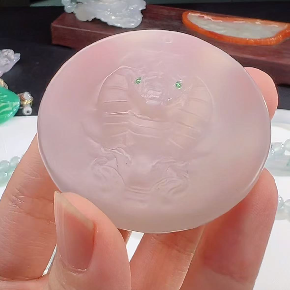 【庄家】玛瑙生肖未镶嵌
