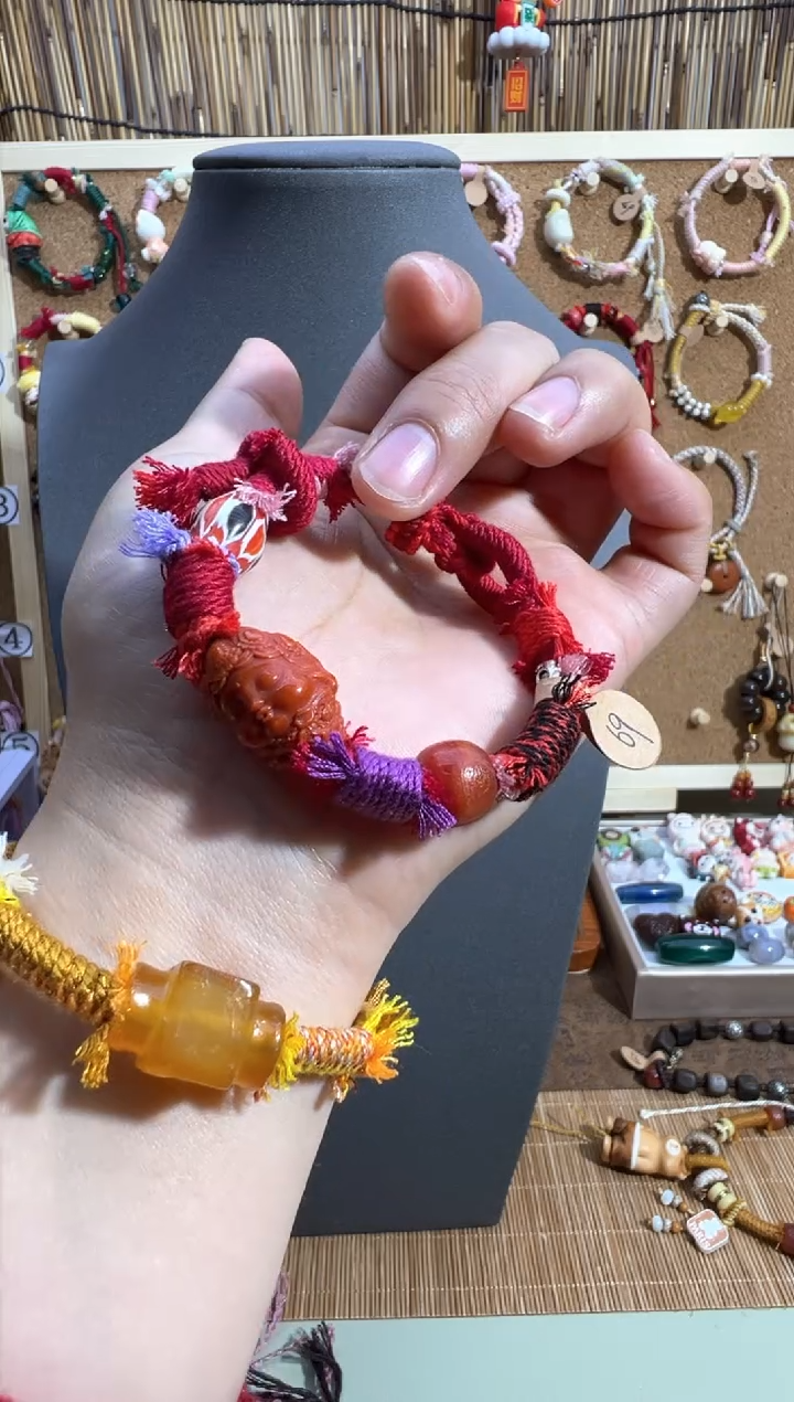 【闪购商品】玛瑙/玉髓手链合金1