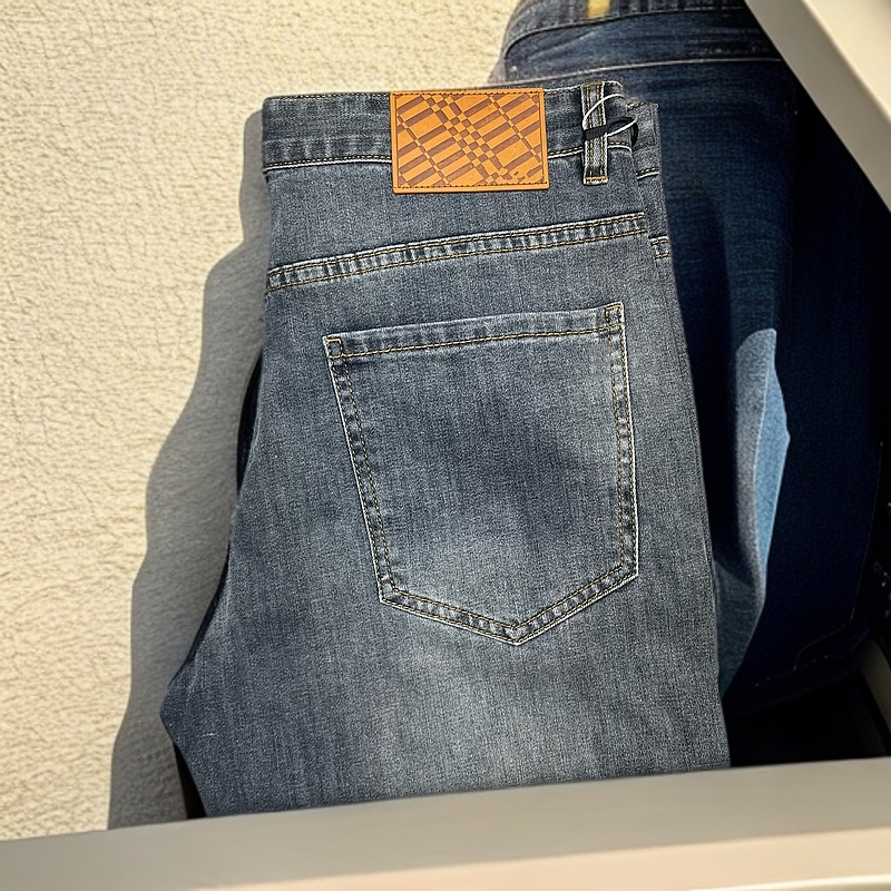 6638男士春夏百搭休闲牛仔裤  灰色