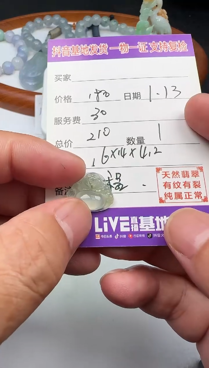 【闪购商品】翡翠颈饰未镶嵌111111111111