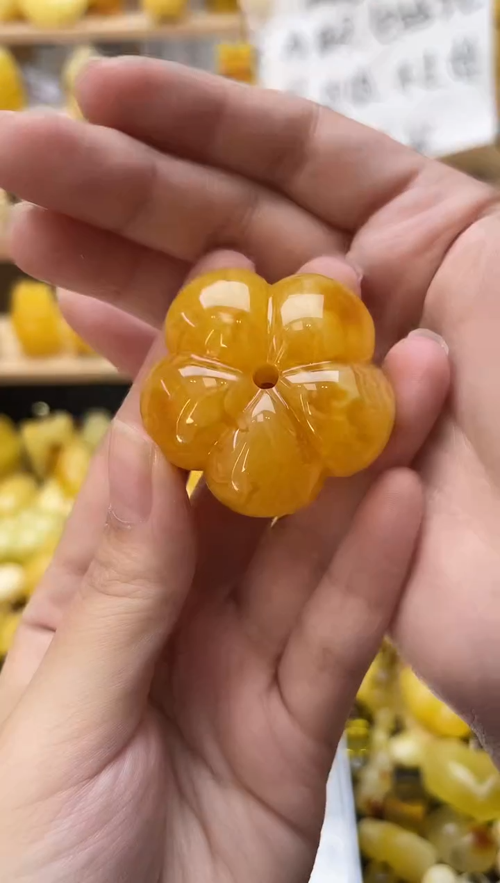 琥珀未镶嵌珠宝奇石喔**?044琥珀蜜蜡微瑕   