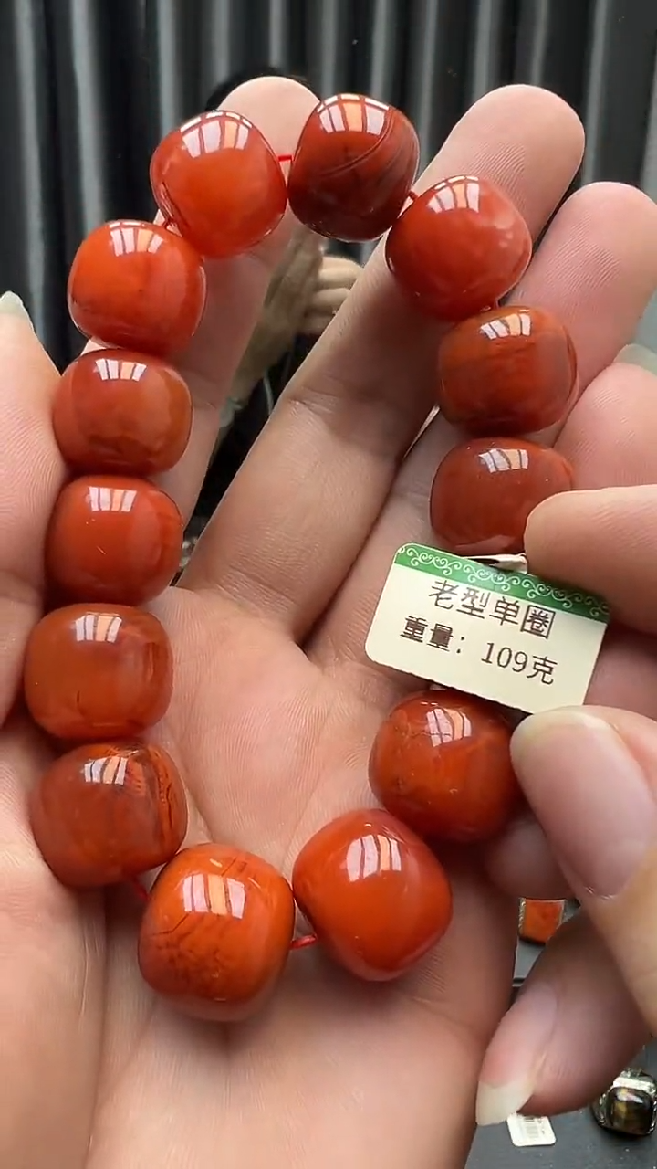 未镶嵌手串南红玛瑙南红手串